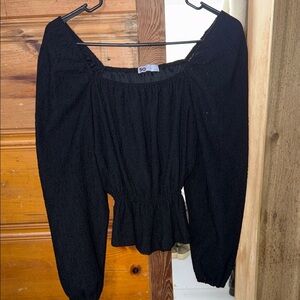 SO Black Lace Blouse